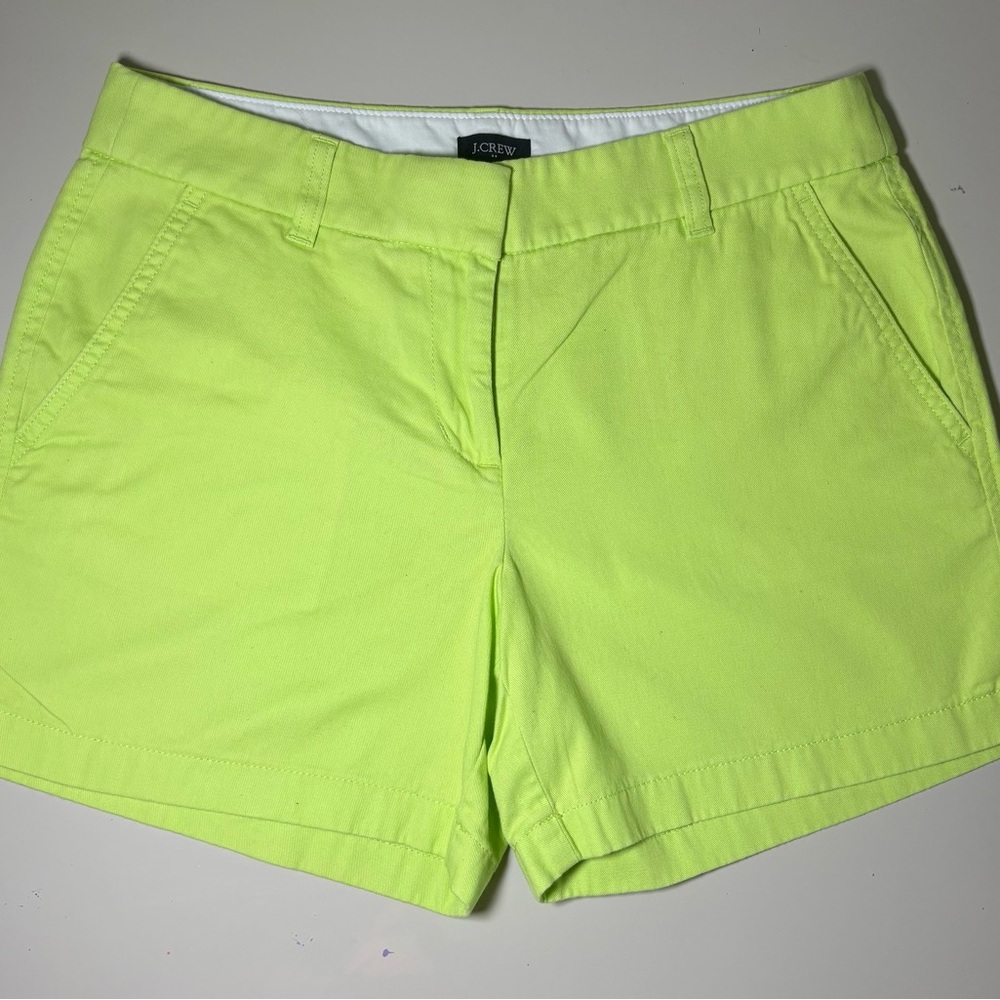 J.Crew Neon Shorts Women Size 4 Summer Casual Preppy